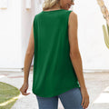 Ärmelloses Tanktop mit quadratischem Ausschnitt