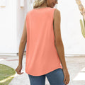 Ärmelloses Tanktop mit quadratischem Ausschnitt