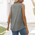 Ärmelloses Tanktop mit quadratischem Ausschnitt
