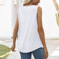 Ärmelloses Tanktop mit quadratischem Ausschnitt