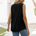 Ärmelloses Tanktop mit quadratischem Ausschnitt