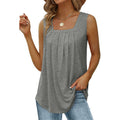 Ärmelloses Tanktop mit quadratischem Ausschnitt