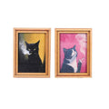 Kühlschrankmagnet mit Katzen-Fotorahmen