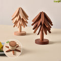 Ein Baum-Tischset mit Massivholzisolierung