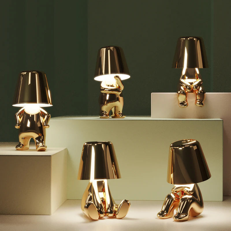 Thinker Little Golden Man Tischlampe Zweitbild