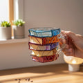 Handbemalte Buchkaffeetasse