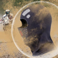 Winterliche winddichte Thermo-Fleece-Gesichtsmaske für Radfahren und Außenbereich-Sportarten