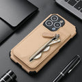 Brieftaschenhülle mit magnetischem Reißverschluss und Kreditkartenhalter für das iPhone