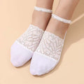 Elegante Perlenspitzensocken