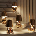 Thinker Little Golden Man Tischlampe