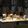 Thinker Little Golden Man Tischlampe