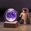 3D-Galaxie-Kristallkugel-Nachtlicht-Dekorlampe