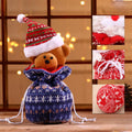 Weihnachts-Apfel-Geschenktüten