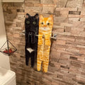 Süßes Katzenhandtuch