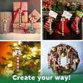 Weihnachtsbaumschmuck – personalisierte Buchstabenornamente zum Selbermachen