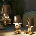 Thinker Little Golden Man Tischlampe