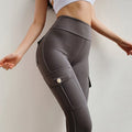 Damen-Taschen-Sexy-Stretch-Leggings, Fitness-Trainingshose