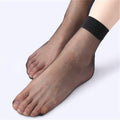 Knöchelhohe transparente Damensocken (10 Paar)