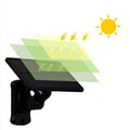 Dreifache LED-Solarwandleuchte