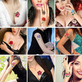 Stilvolle und kreative 3D-Tattoo-Aufkleber, 50 Stück