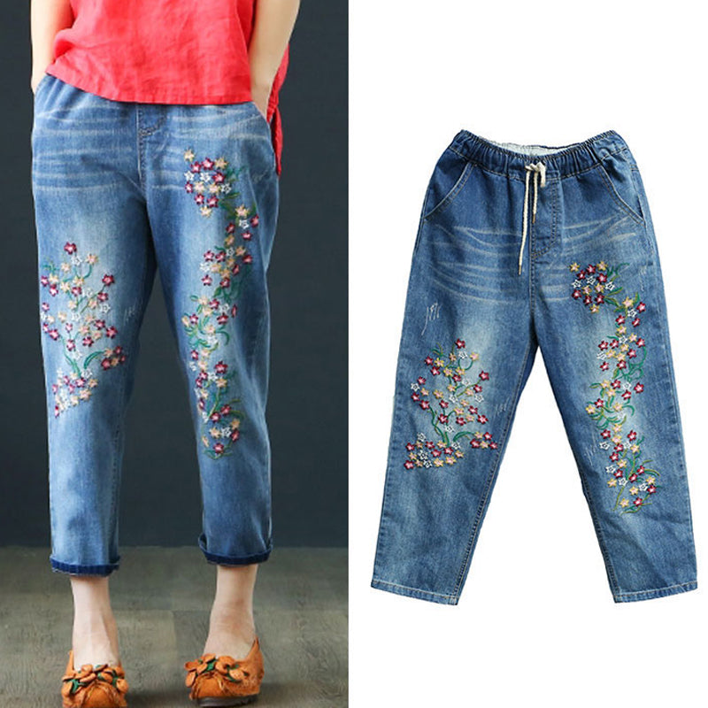 Lässige Retro-Jeans für Damen Hauptbild