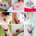 Stilvolle und kreative 3D-Tattoo-Aufkleber, 50 Stück