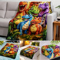 Flanell-Dinosaurier-Nickerchendecke🦖