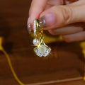 Opal-Ginkgo-Blatt-Ohrringe