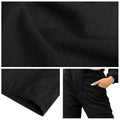 Lässige Damen-Hose aus Baumwollleinen mit hoher Taille