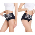 Blumen-Slip mit hohem Bund aus Baumwolle mit Print