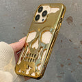 Überzogene Totenkopf-Hülle für das iPhone