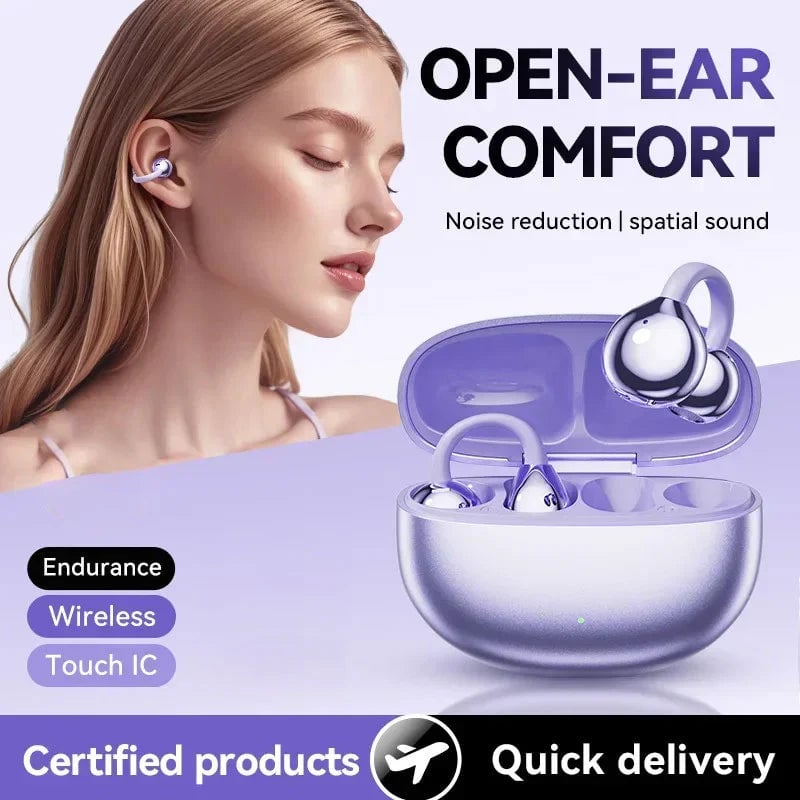 AI Translation Bluetooth-Kopfhörer mit offenem Ohrclip Zweitbild