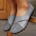 Hochwertige orthopädische Schuhe, echte bequeme Leder-Loafer