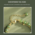 Vergoldetes Armband aus natürlicher Jade