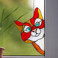 Tieraufkleber aus Glas