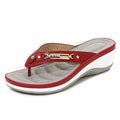Strand-Flip-Flops mit Metallschnalle