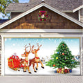 Schnee-Garagentor-Banner-Ornament