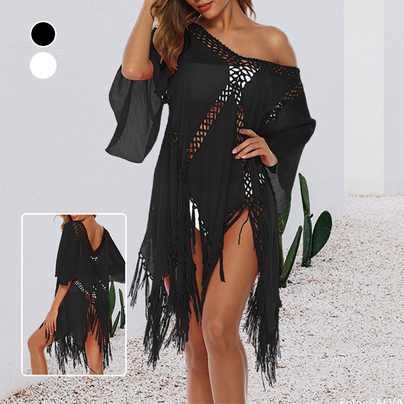 Sexy Strandkleid mit Ausschnitten Zweitbild