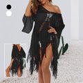 Sexy Strandkleid mit Ausschnitten