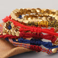 Geformtes Kupferperlenarmband