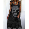 Loses Punk-Schädel-Kleid