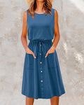 Modisches ärmelloses Kleid