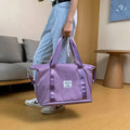 Doppelschichtige Reisetasche mit Nasstrennung und großem Fassungsvermögen