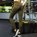 Damen-Taschen-Sexy-Stretch-Leggings, Fitness-Trainingshose