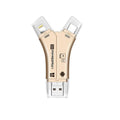 Tragbarer 4-in-1-Speicherkartenleser für Telefone