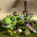 Neues Spielzeugset "Dinosaurier-Transforming-Engineering-LKW-Strecke"