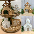 Jesus Tomb-Pasen Tablett-Set