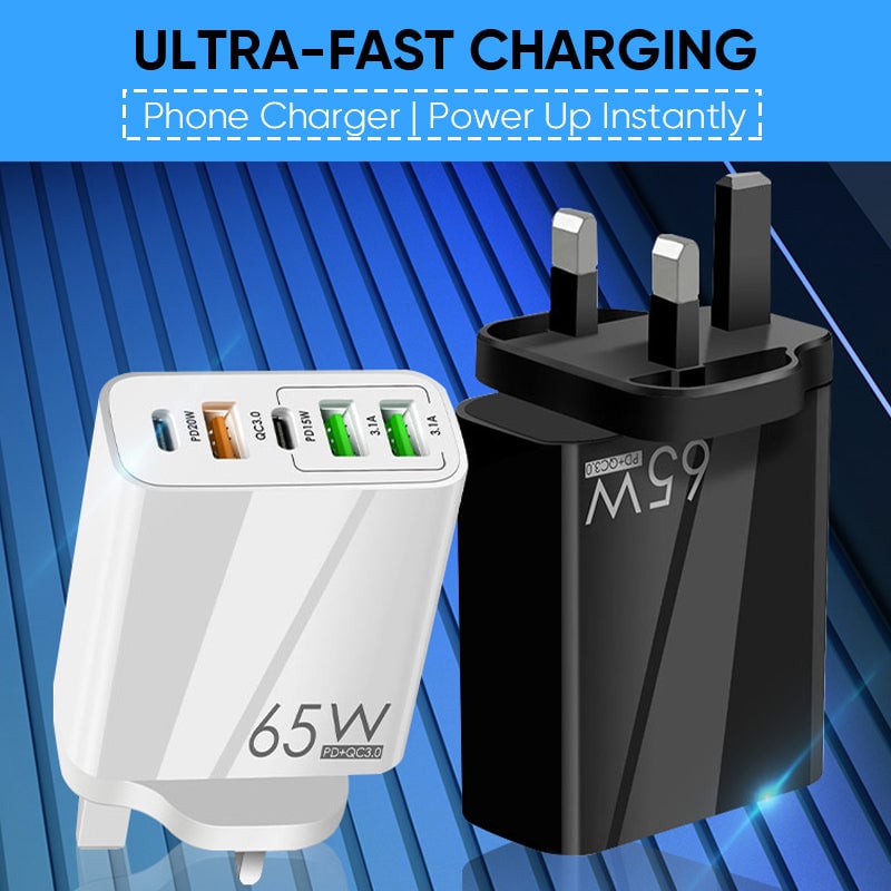 ✨Multi-Port-Adapter, 65 W Schnellladegerät – US-Standard Zweitbild