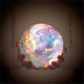 Galaxie-Mondlampe