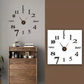Moderne DIY-Wanduhr ohne Stanzen